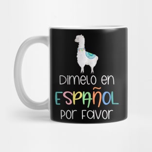 En Espanol Por Favor Bilingual Spanish Teacher Gifts Mug